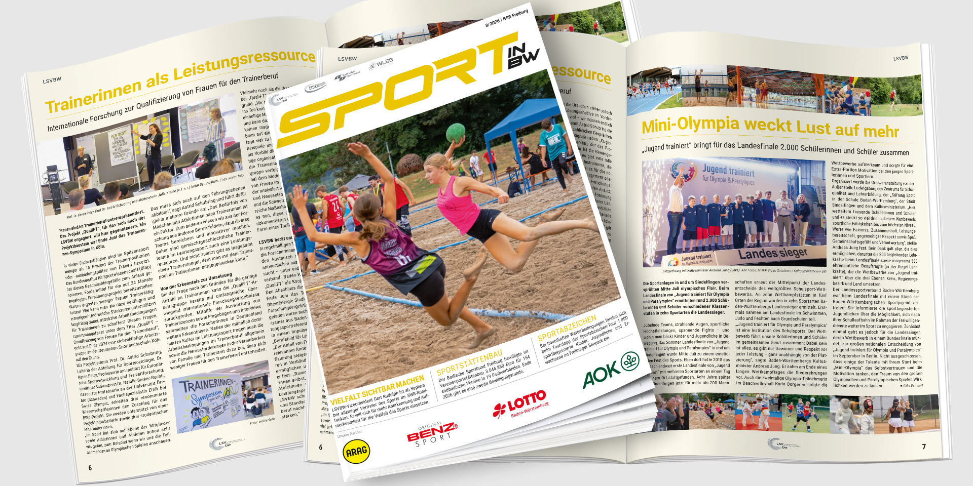 Sport in BW - Das Magazin des Sports in Baden-Württemberg; Ausgabe Juli 2026