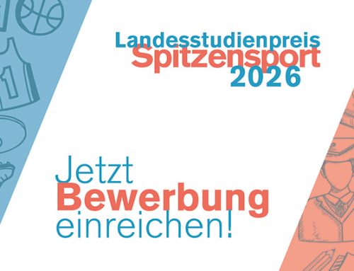 Ausschreibung zum Landesstudienpreis Spitzensport 2026 gestartet